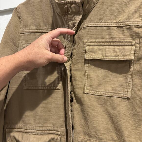 J Crew Jacket Womens Small Utility Safari AQ294 FA20 Button Pockets Workwear - Picture 5 of 14